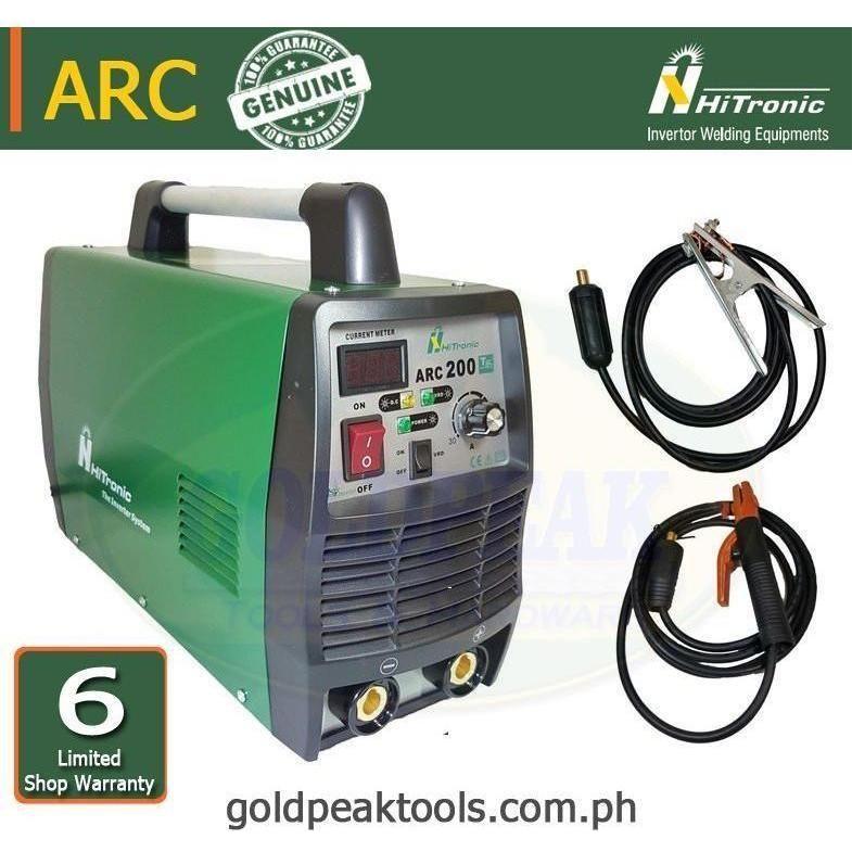 Hitronic ARC 200T / 200CT DC Inverter Welding Machine (With VRD) - Goldpeak Tools PH Hitronic Hitronic ARC 200T / 200CT DC Inverter Welding Machine (With VRD) - Goldpeak Tools PH Hitronic